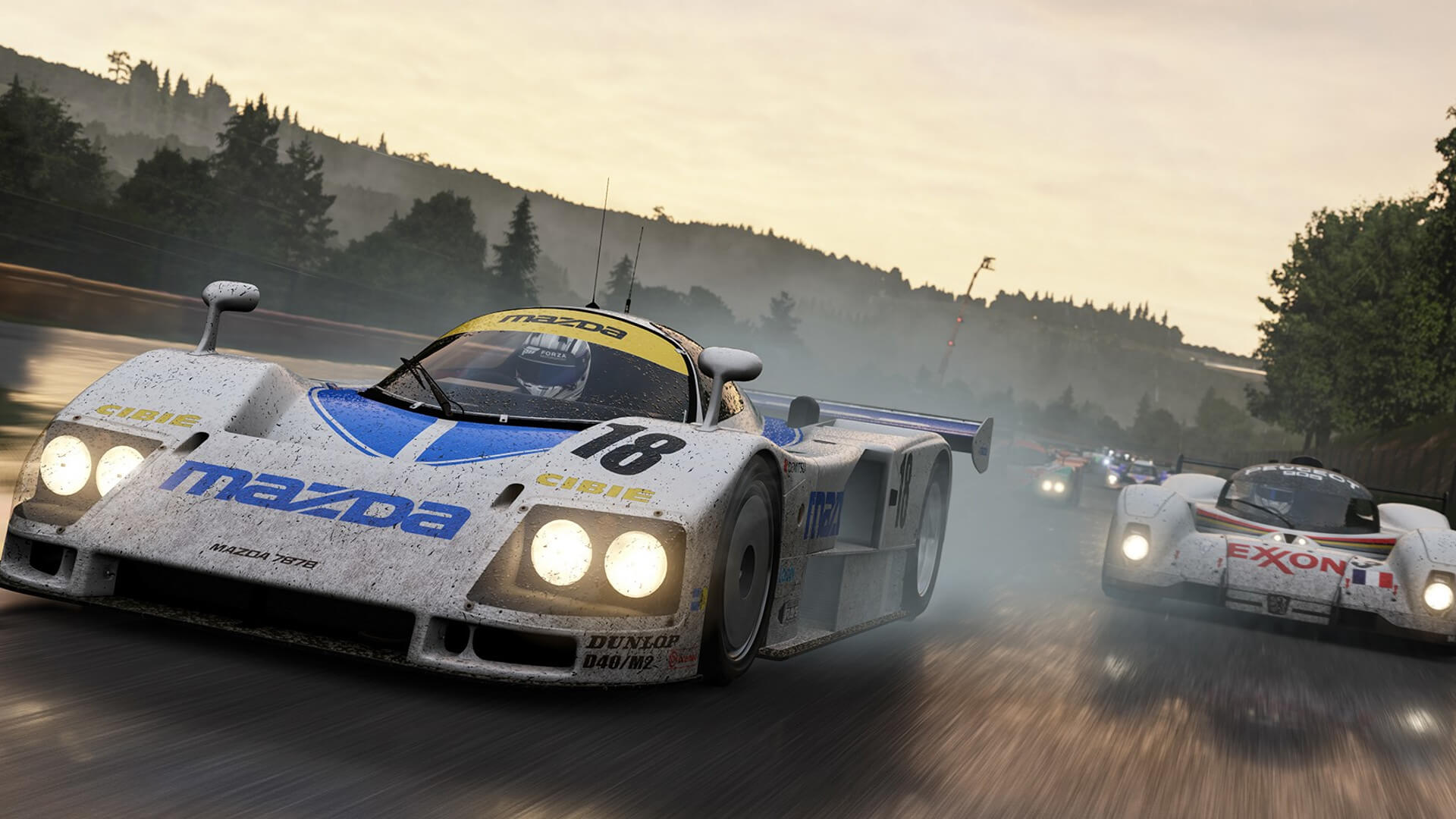 Two high-spec cars racing in Forza Motorsport 6