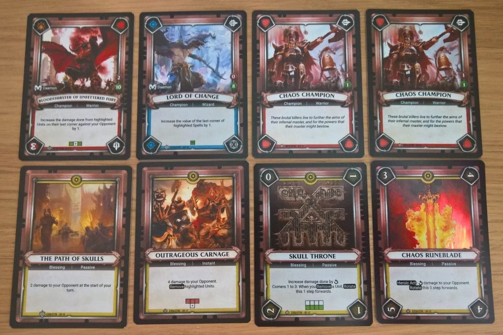 Warhammer Age Of Sigmar Champions TCG Onslaught X 5 & Booster X 4 total of 9 pcs 
