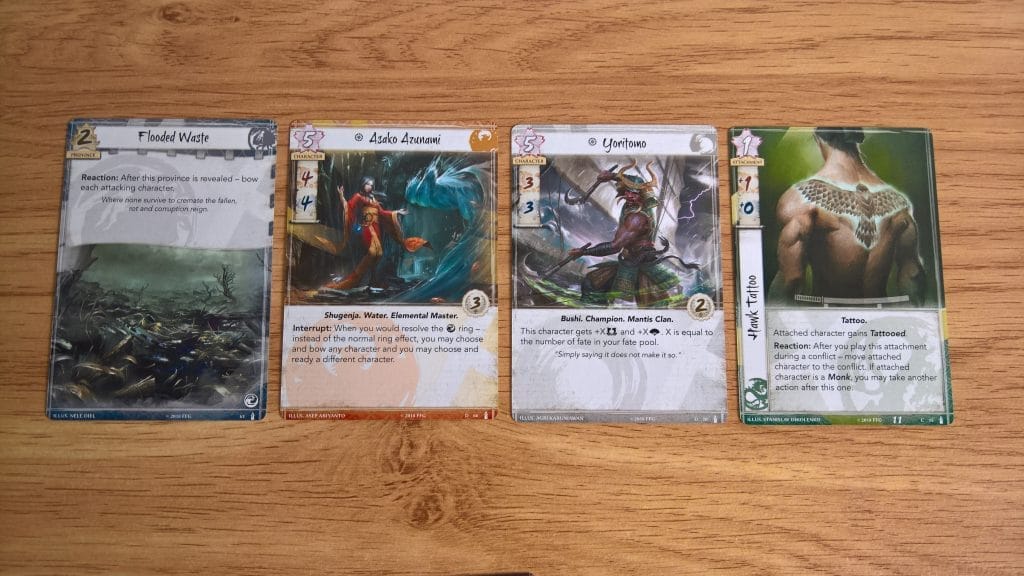 L5R LCG Crane Clan Elemental Cycle Legend of the Five Rings The Card Game