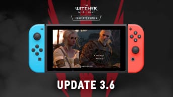 The Witcher 3 Nintendo Switch 3.6 update cover