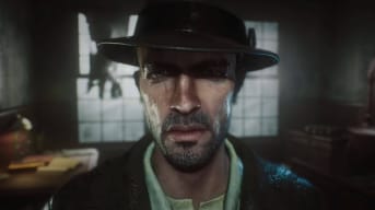 A close-up of protagonist Charles Reed in Frogwares' game The Sinking City