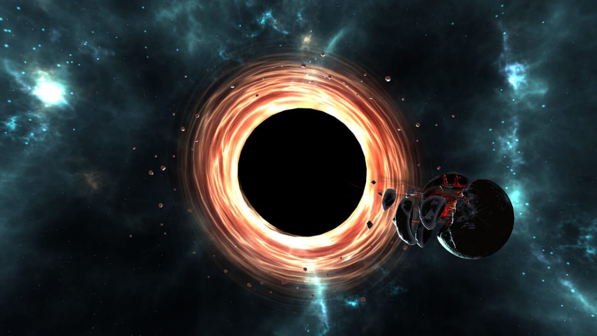 The black hole is hungry!