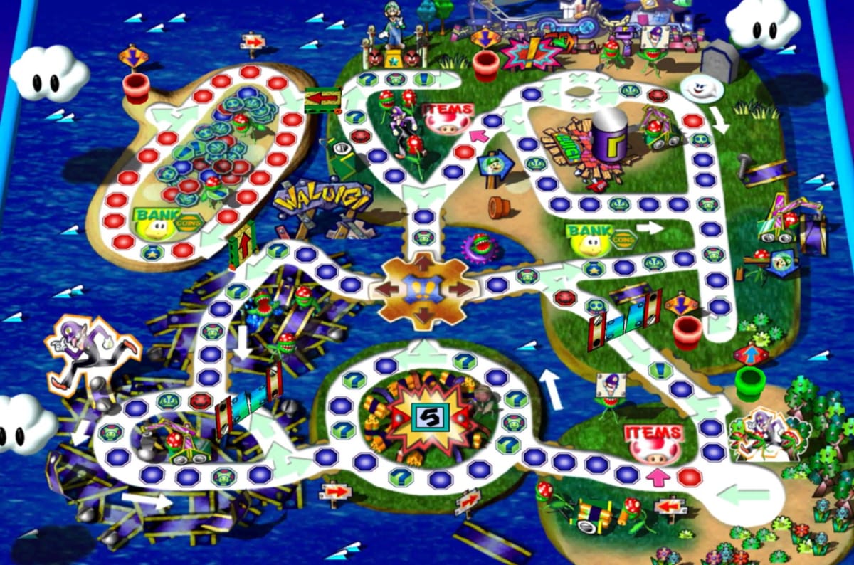 Mario Party 3 Waluigi Island