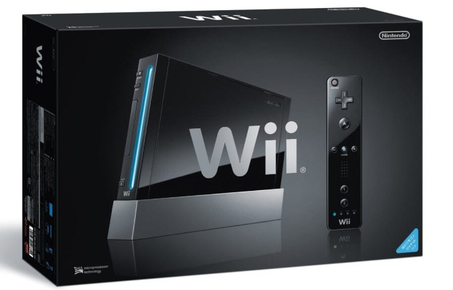 Black Wii Console 