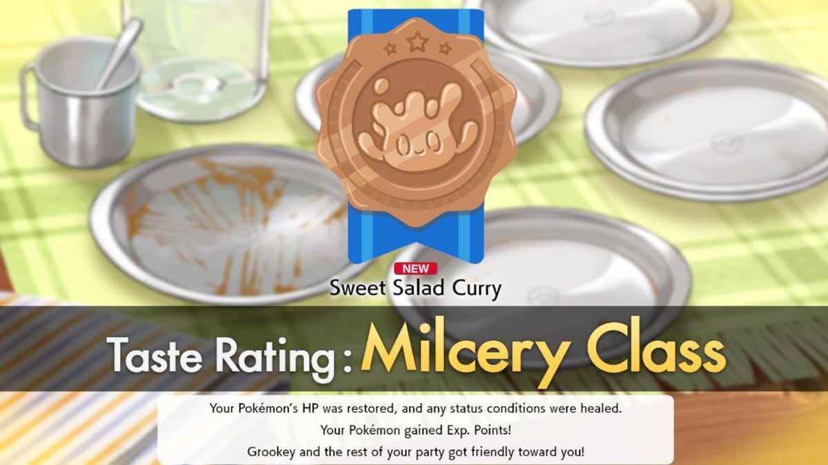 Pokemon Curry Cooking Taste Rating