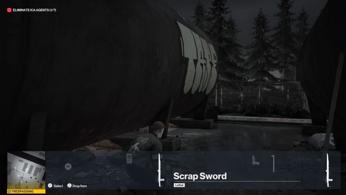 Hitman 3 Scrap Sword Location