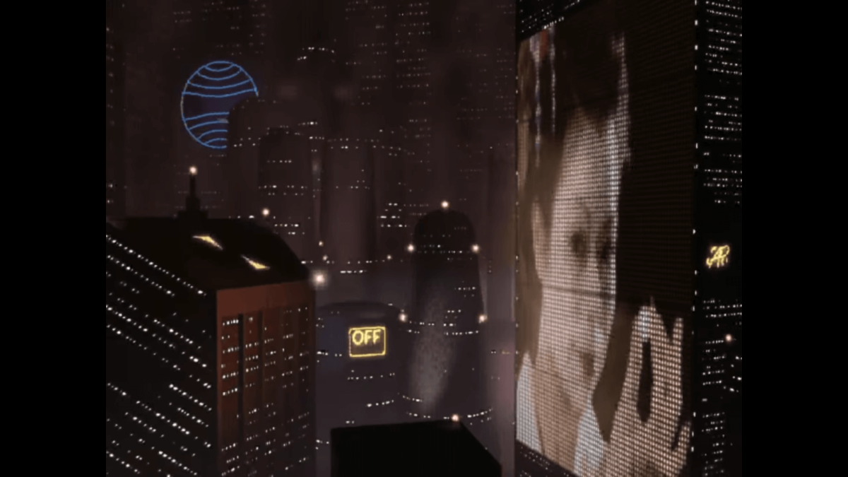 Cityscape as shown in Blade Runner The Game