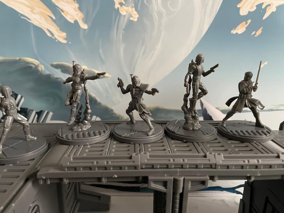 An Image from Star Wars Shatterpoint depicting Super Commandos ready to fight
