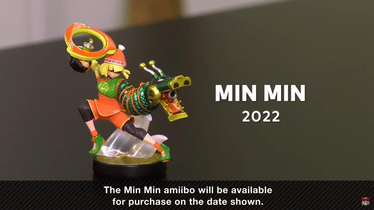 The new Min Min amiibo for Super Smash Bros Ultimate