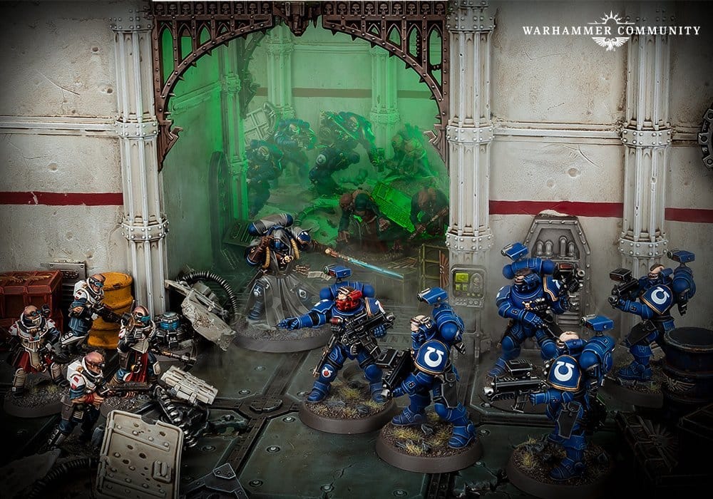 Forces clash on the battle-torn planet of Vigilus in Warhammer 40,000 War Zone Nachmund