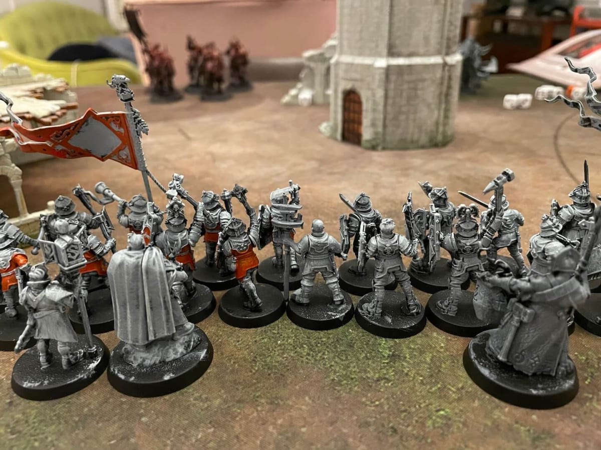 Cities of Sigmar Army Set Review Photo depicting the army charging into battle