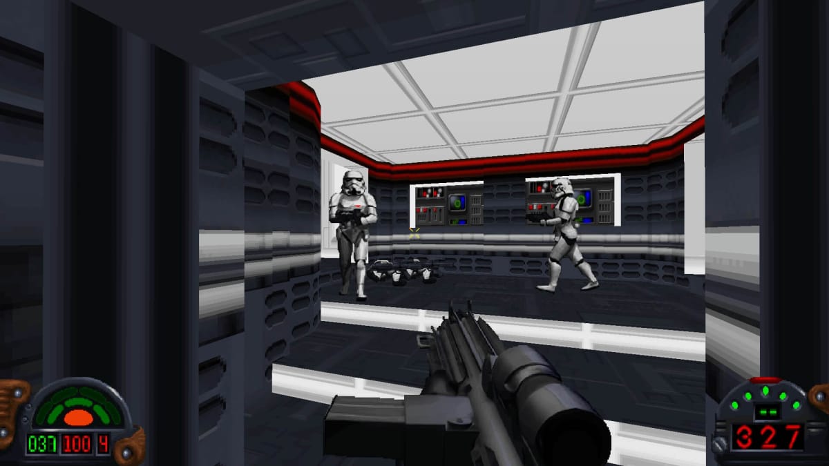 A Star Wars: Dark Forces Remaster gameplay image.
