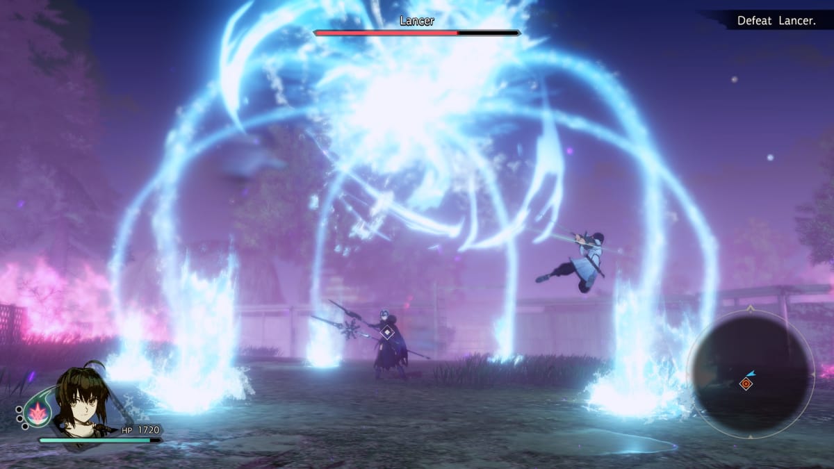 Fate Samurai Remnant has players take control of servants in powerful bursts.