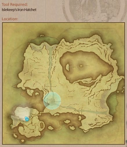 Location of Final Fantasy XIV Island Sanctuary Island Coconut