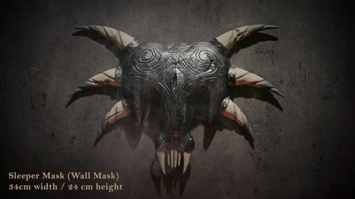 The Sleeper Wall Mask included in the Gothic 1 Collector's Edition