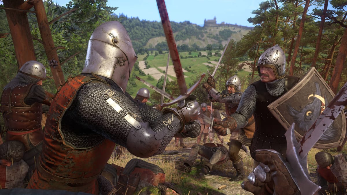 Two armies meeting in battle in Kingdom Come: Deliverance