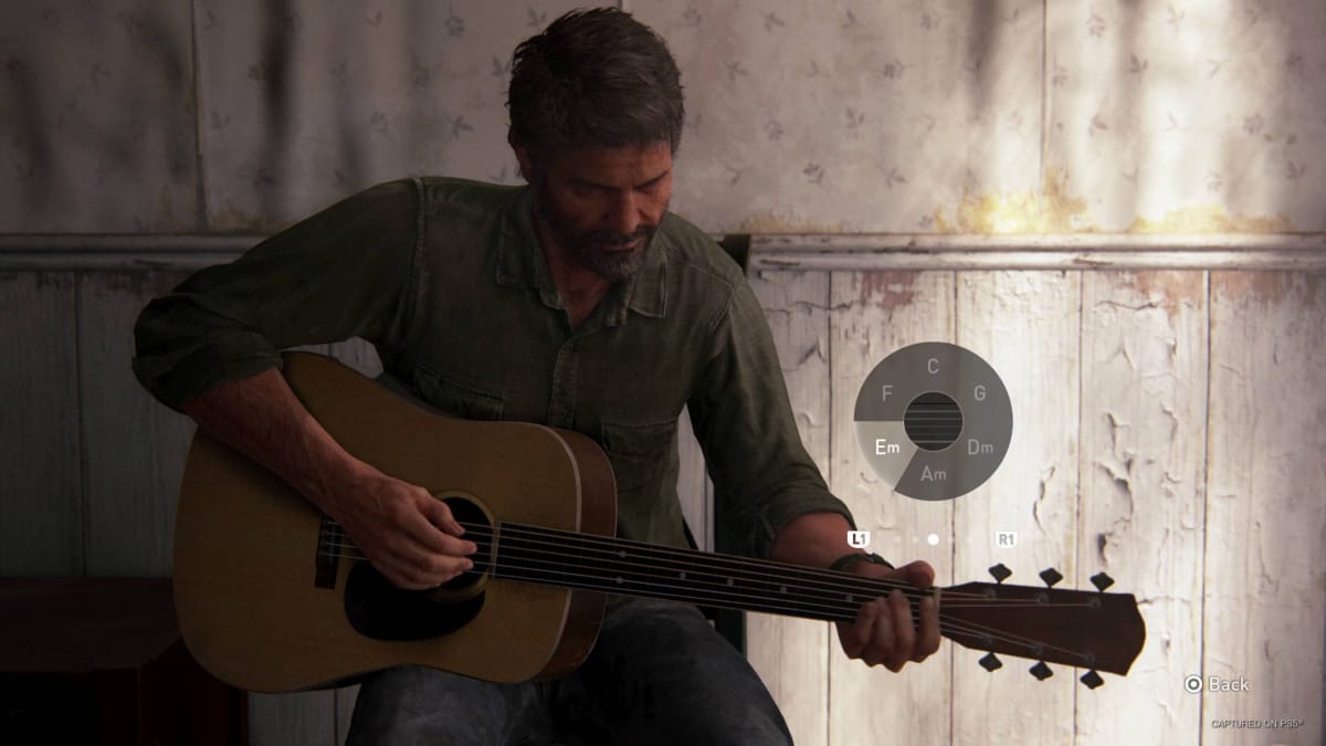 Joel Plays the Guitar in The Last of us Part II Remastered