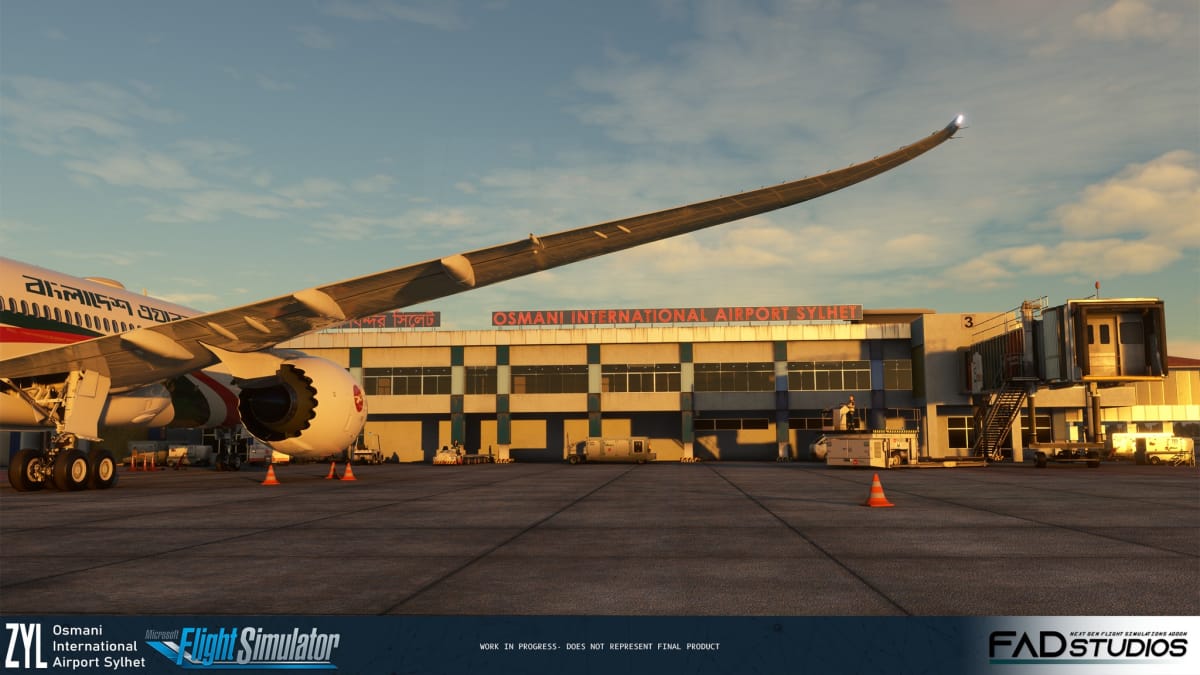 Osmani International Airport, Sylhet in Microsoft Flight Simulator
