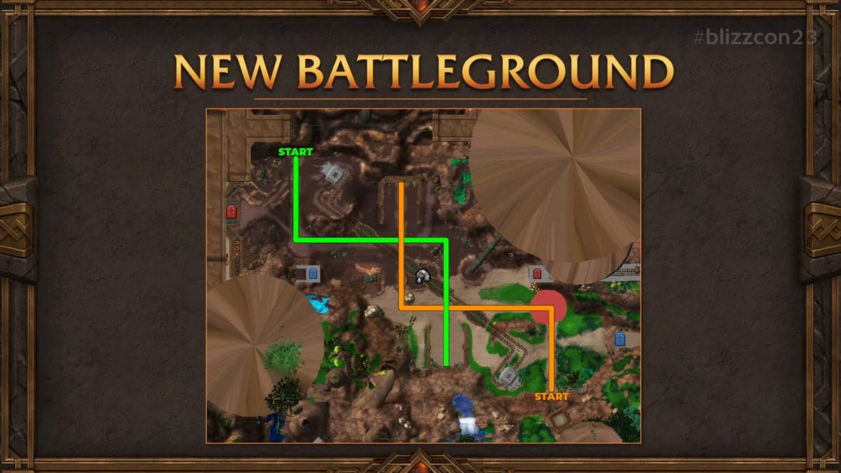 ​​​​​​​​World of Warcraft The War Within - New Battleground Layout