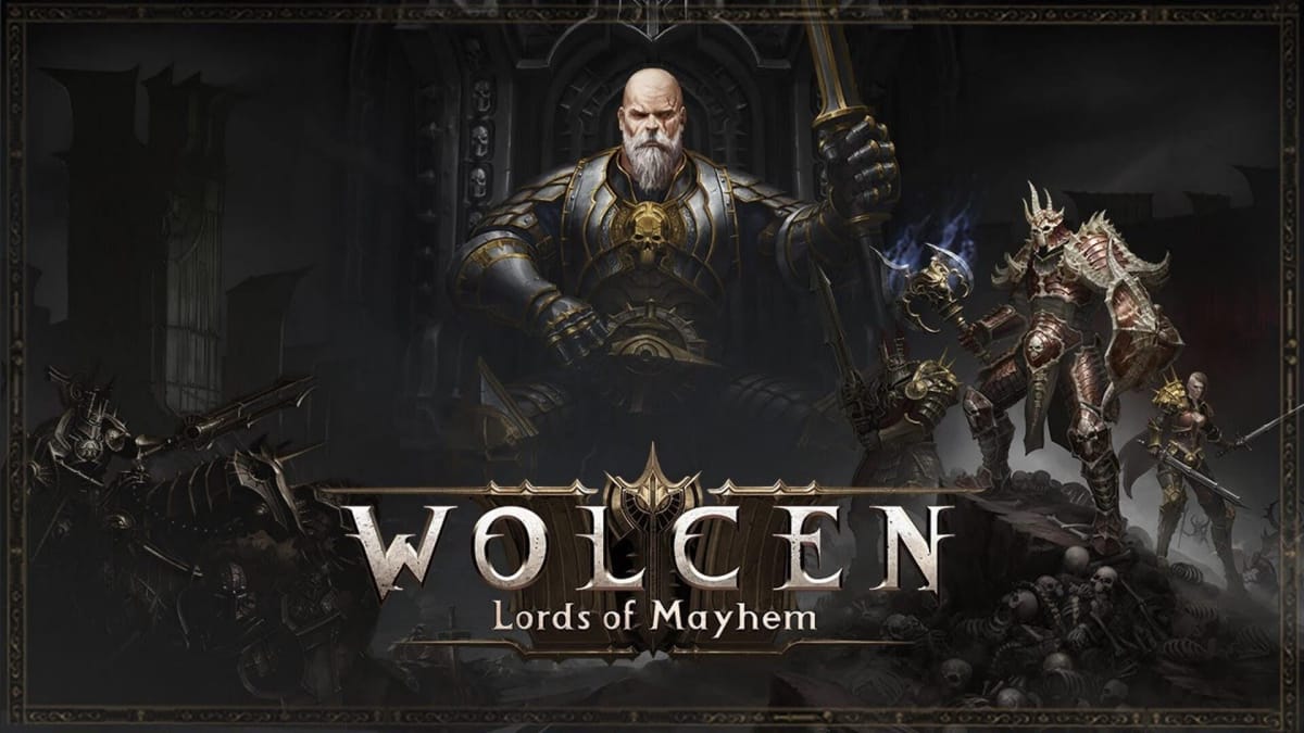 Wolcen Lords of Mayhem logo showing a 