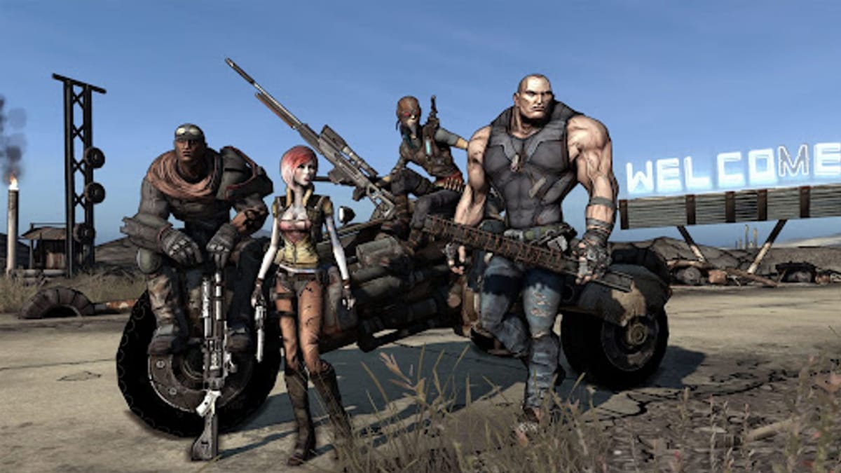 The Borderlands characters can be seen