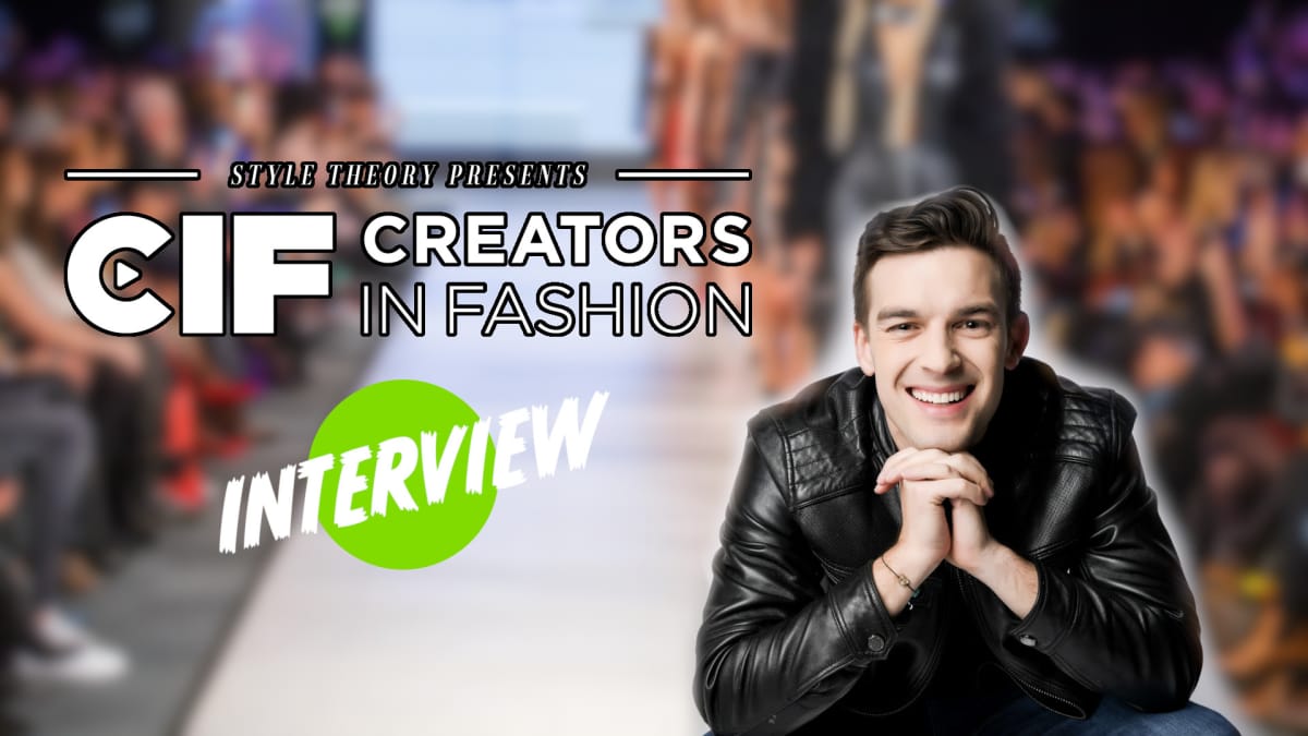 MatPat and the Creators In Fashion Logo against a runway