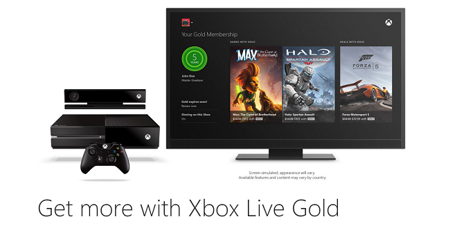 Xbox Gold Subscription Banner