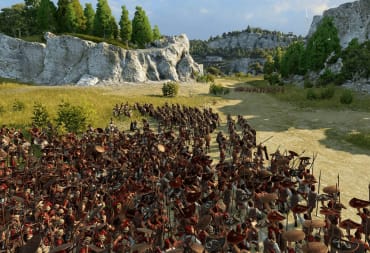 A battle rages all around in A Total War Saga: Troy