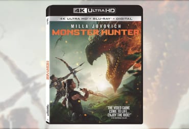 Monster Hunter movie DVD Blu-Ray cover