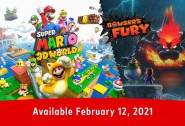 A banner image for Super Mario 3D World and Bowser's Fury