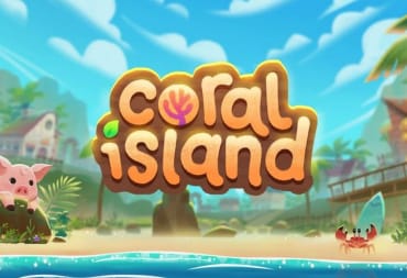 The logo for Kickstarter farming sim Coral Island