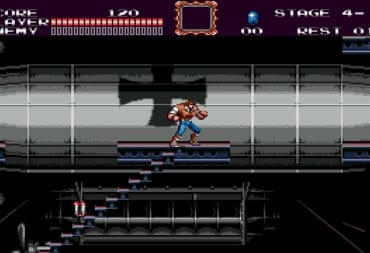 A screenshot of a zeppelin from the Castlevania Bloodlines beta.
