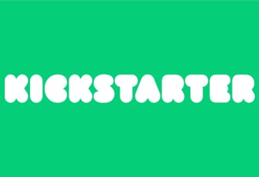 The Kickstarter title on a green background