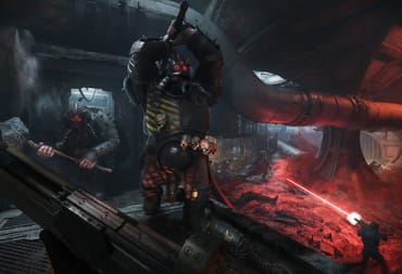 Warhammer 40,000 Darktide gameplay screenshot of alien mutant attacking, Warhammer 40,000: Darktide release date