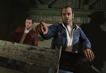 Grand Theft Auto 5 screenshot angry pointing character