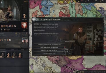 A Crusader Kings 3 update screenshot showing off the disastrous mistreatment of King Boleslaw 3 of Poland.
