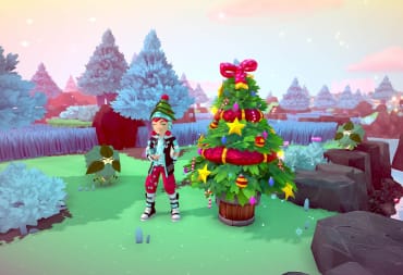 Temtem's first ever event screenshot is very Christmass-y.