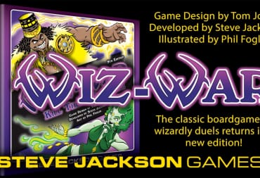Promotional image of the Wiz-War 9th Edition Kickstarter campaign