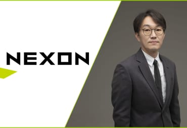 The new Nexon CEO Junghun Lee and the company's logo