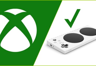 Xbox Adaptive Controller and logo