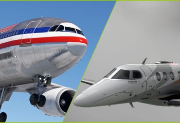 Microsoft Flight Simulator Airbus A300 and Phenom 100