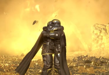 A hug in Helldivers 2