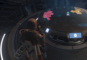 A player looking at the Galactic War map table in Helldivers 2
