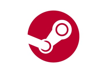 Japanese flag with Steam Logo
