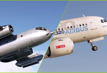 The new Airbus A320neo and the Dornier Do 31 in Microsoft Flight Simulator