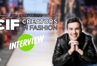 MatPat and the Creators In Fashion Logo against a runway