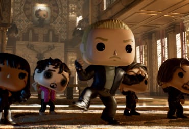 The cast of The Umbrella Academy rendered as Funko Pops in the crossover action-adventure game Funko Fusion