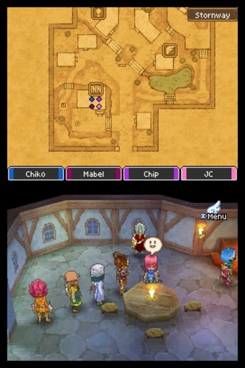 Dragon Quest IX's multiplayer mode on the Nintendo DS