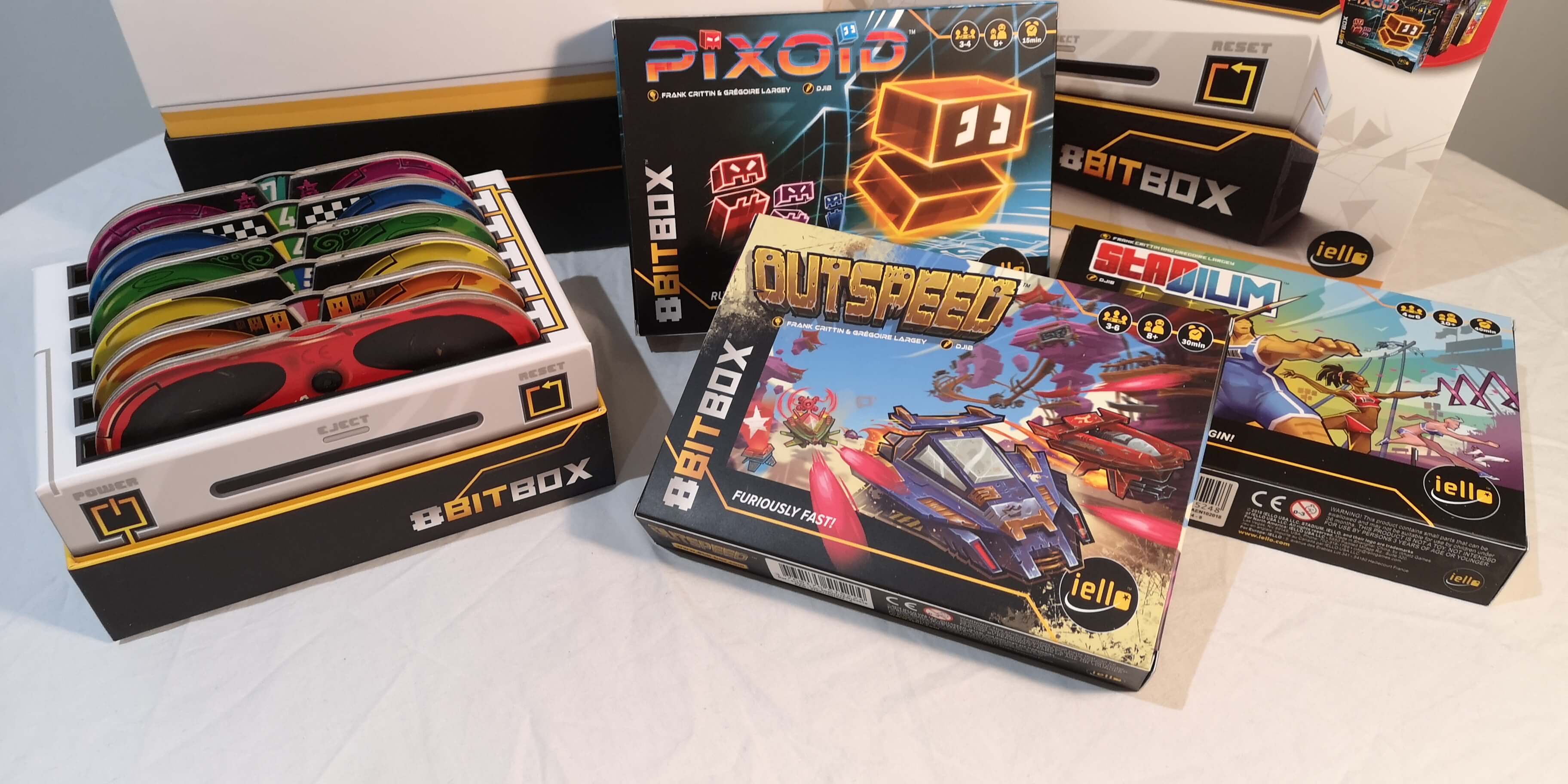 8Bit Box core games and components.