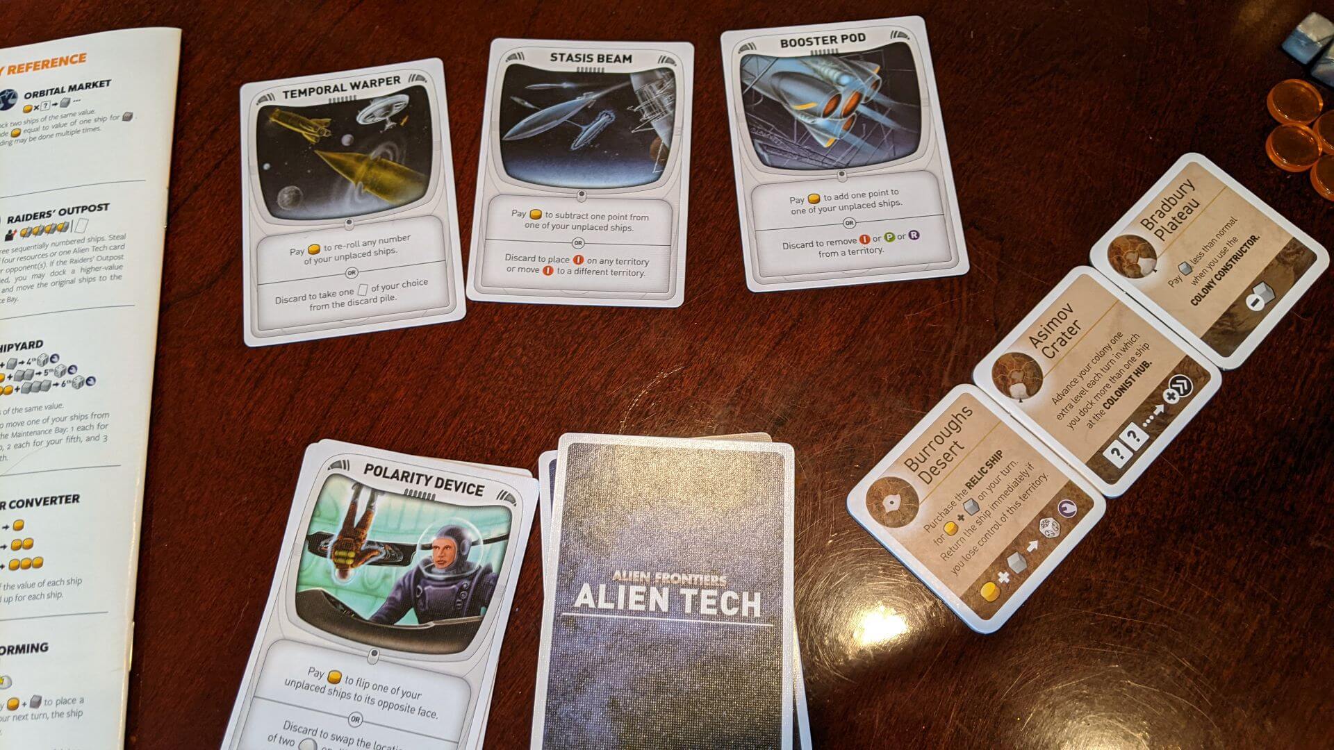 Alien Frontiers Cards